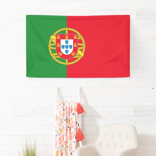 Portugese vlag spandoek (Insitu)