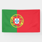 Portugese vlag spandoek (Horizontaal)
