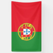 Portugese vlag spandoek (Verticaal)