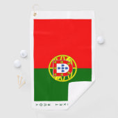 Portugese vlag speciale golfhanddoeken cadeaus golfhanddoek (Insitu)