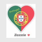 Portugese vlag sticker (Vel)