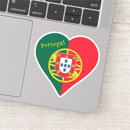 Portugese vlag sticker (Detail)