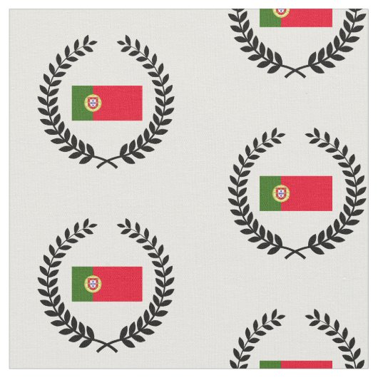 Portugese vlag stof (Close Up)