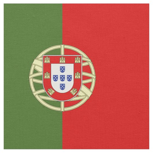 Portugese vlag stof (Close Up)