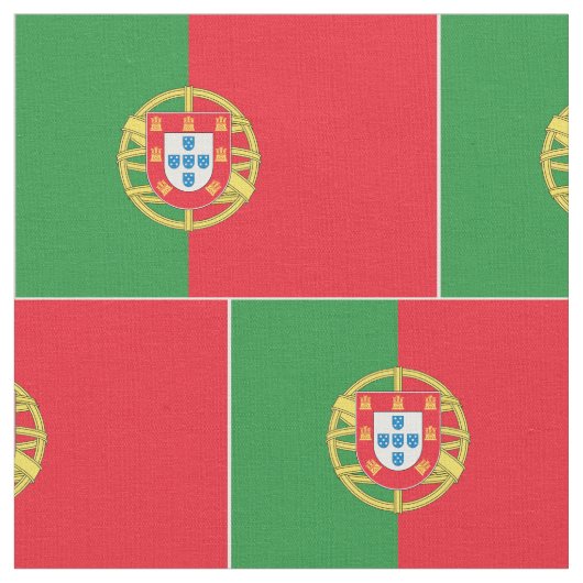 Portugese vlag stof (Close Up)