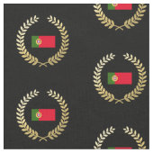Portugese vlag stof (Close Up)