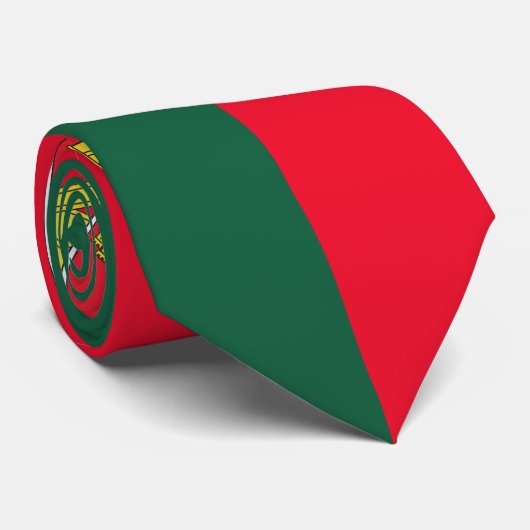 Portugese vlag stropdas (Opgerold)