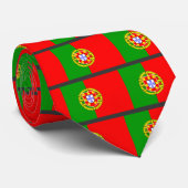 Portugese vlag stropdas (Opgerold)