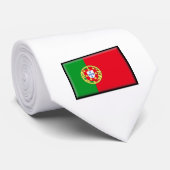 Portugese vlag stropdas (Opgerold)