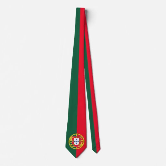 Portugese vlag stropdas (Voorkant)