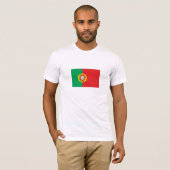 Portugese vlag t-shirt (Voorkant volledig)