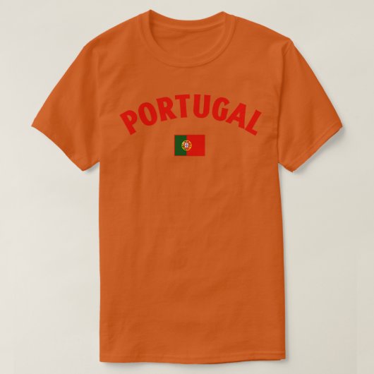 Portugese vlag t-shirt (Design voorkant)