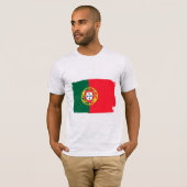 Portugese vlag t-shirt (Voorkant volledig)