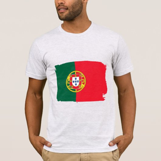 Portugese vlag t-shirt (Voorkant)