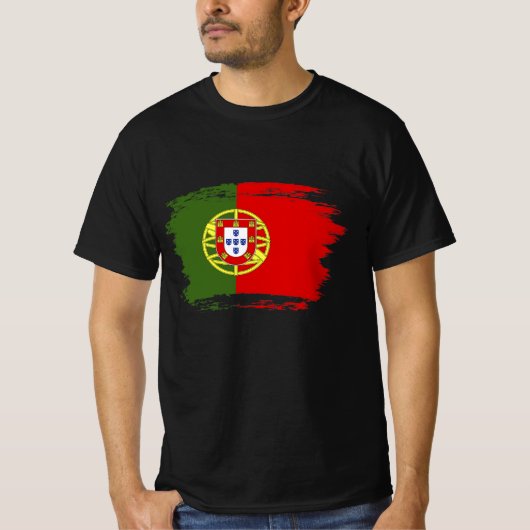 Portugese vlag t-shirt (Voorkant)