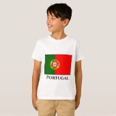 Portugese vlag t-shirt (Voorkant volledig)