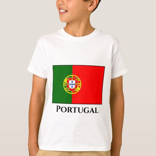 Portugese vlag t-shirt (Voorkant)