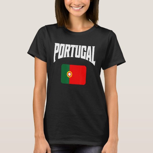 Portugese vlag t-shirt (Voorkant)