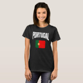 Portugese vlag t-shirt (Voorkant volledig)