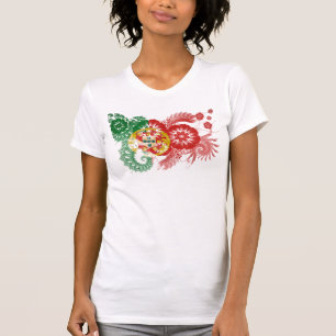 Portugese vlag t-shirt