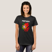 Portugese vlag t-shirt (Voorkant volledig)