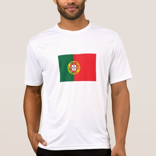 Portugese vlag t-shirt (Voorkant)