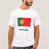 Portugese vlag t-shirt (Voorkant)