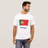 Portugese vlag t-shirt (Voorkant volledig)