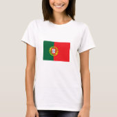 Portugese vlag t-shirt (Voorkant)