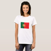Portugese vlag t-shirt (Voorkant volledig)