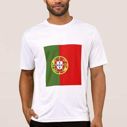 Portugese vlag t-shirt (Voorkant)