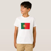 Portugese vlag t-shirt (Voorkant volledig)