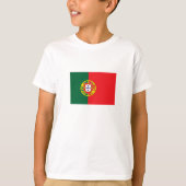 Portugese vlag t-shirt (Voorkant)