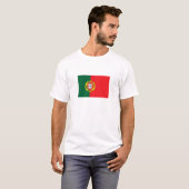 Portugese vlag t-shirt (Voorkant volledig)