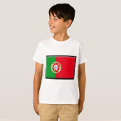 Portugese vlag t-shirt (Voorkant volledig)