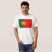 Portugese vlag t-shirt (Voorkant volledig)