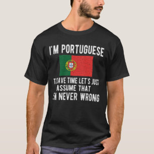 Portugese vlag t-shirt