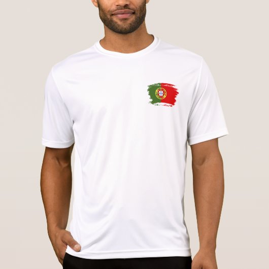 Portugese vlag t-shirt (Voorkant)