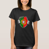 Portugese vlag t-shirt (Voorkant)