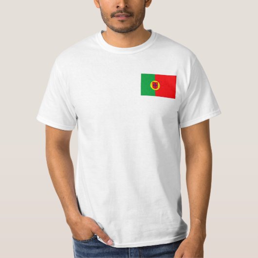 Portugese vlag T-shirts en cadeaus (Voorkant)