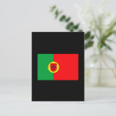 Portugese vlag T-shirts en cadeaus Briefkaart (Staand voorkant)