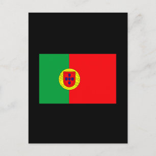 Portugese vlag T-shirts en cadeaus Briefkaart
