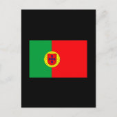 Portugese vlag T-shirts en cadeaus Briefkaart (Voorkant)