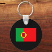 Portugese vlag T-shirts en cadeaus Sleutelhanger (Voorkant)