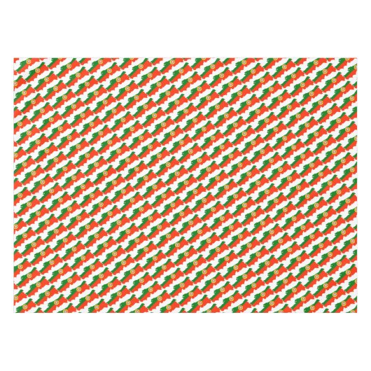 Portugese vlag Tablecloth Tafelkleed (Voorkant (Horizontaal))