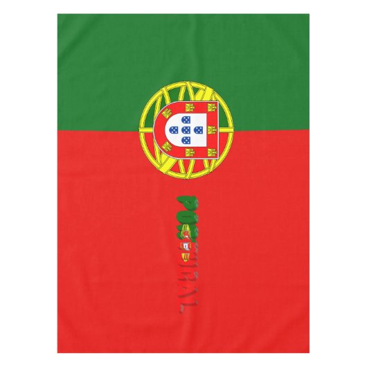 Portugese vlag tafelkleed (Voorkant)