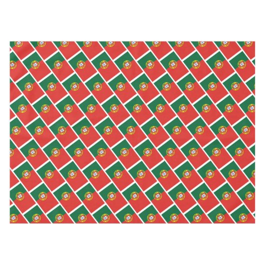 Portugese vlag tafelkleed (Voorkant (Horizontaal))
