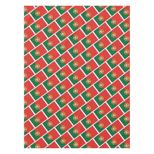 Portugese vlag tafelkleed (Voorkant)