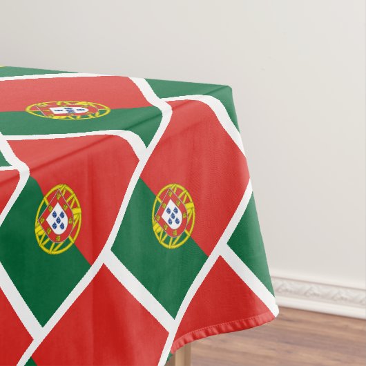 Portugese vlag tafelkleed (Voorbeeld)