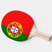 Portugese vlag tafeltennisbatje (Zijkant)
